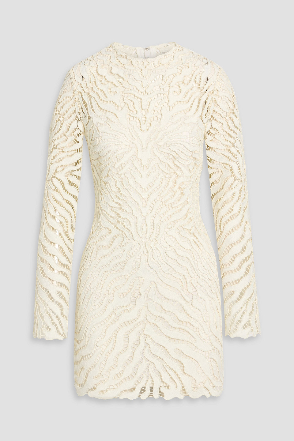 simkhai - corded lace mini dress - white - xs