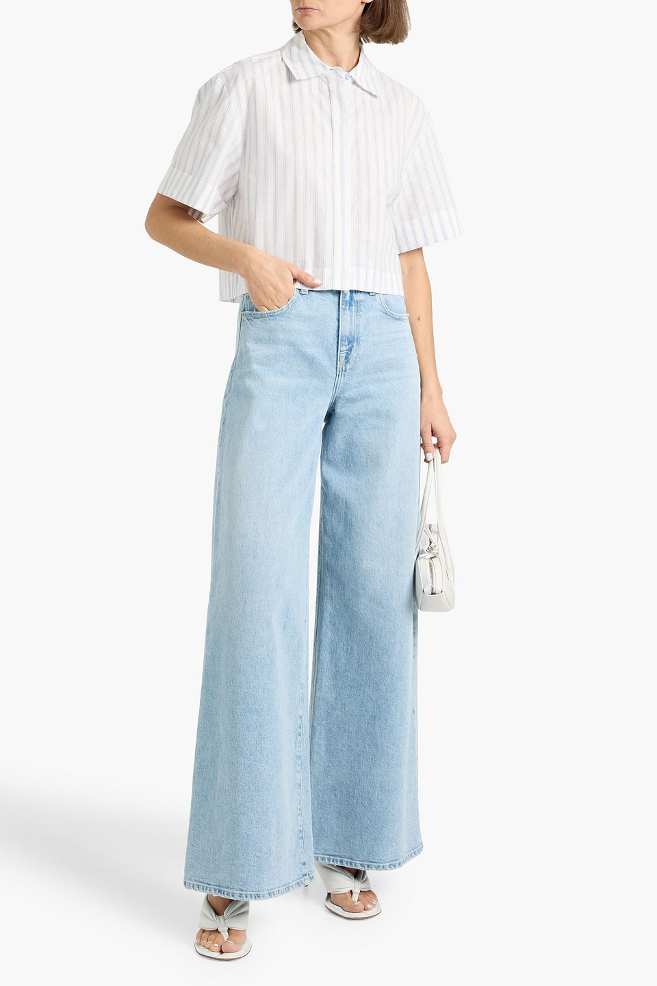  Simkhai - High-rise Wide-leg Jeans - Blue - 24 