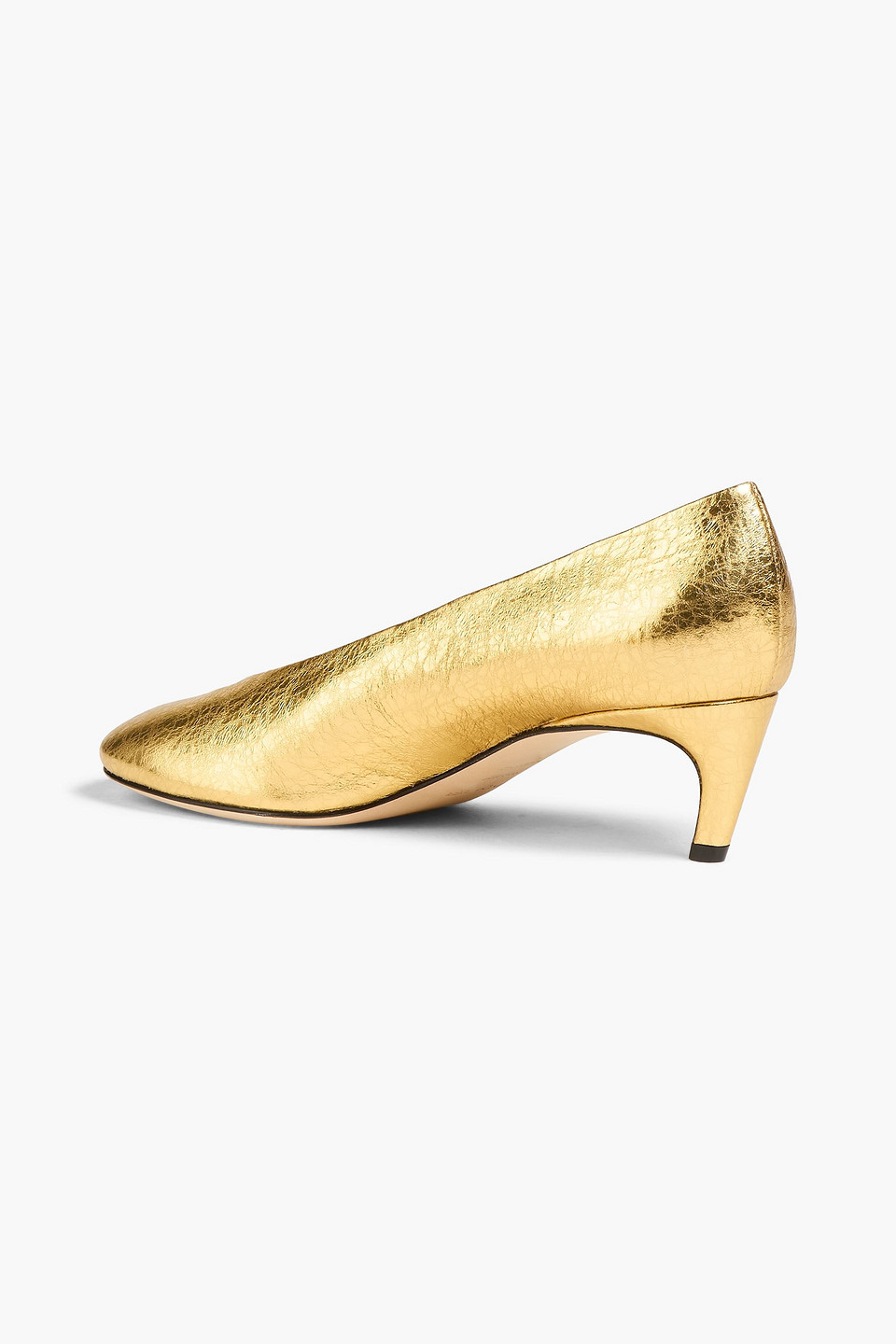  Sergio Rossi - Pumps Aus Craquelé-leder Mit Metallic-effekt - Metallic - Eu 36.5 