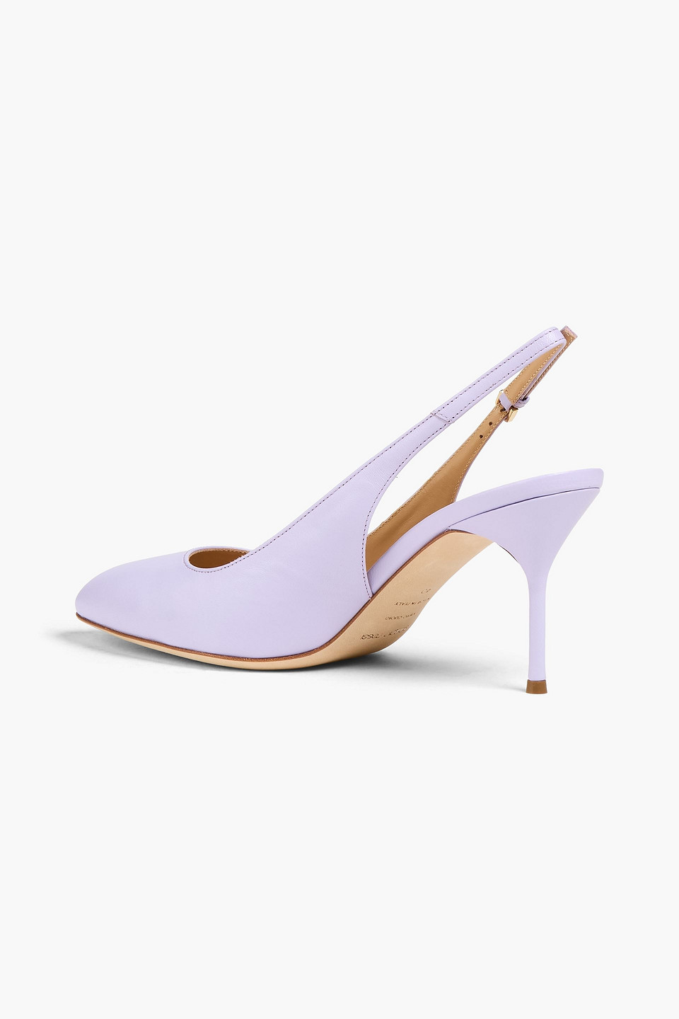  Sergio Rossi - Slingback-pumps Aus Leder - Lila - Eu 36.5 
