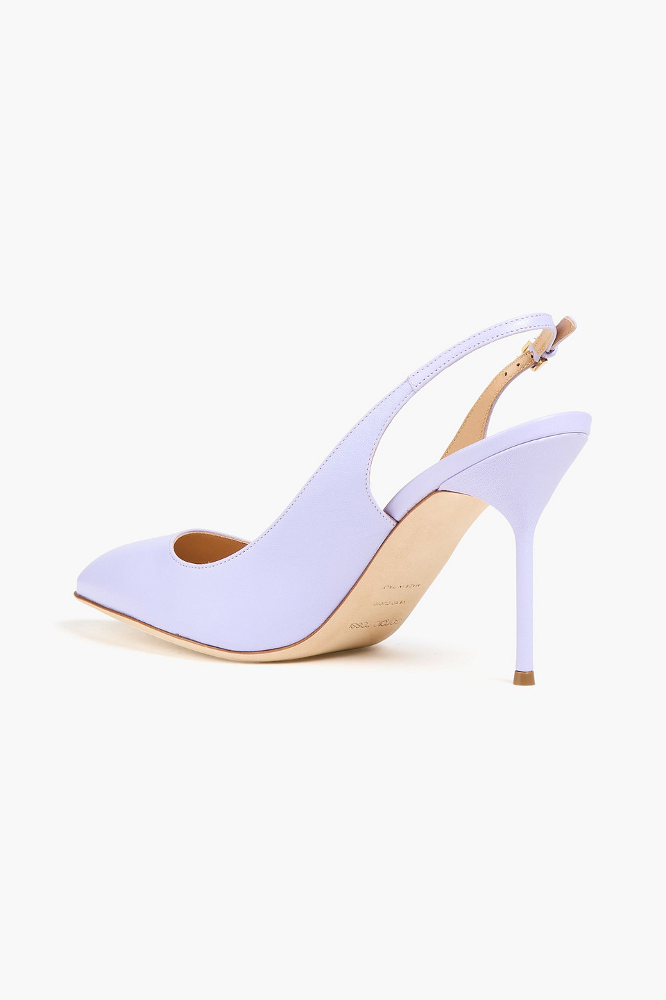  Sergio Rossi - Slingback-pumps Aus Leder - Lila - Eu 37 