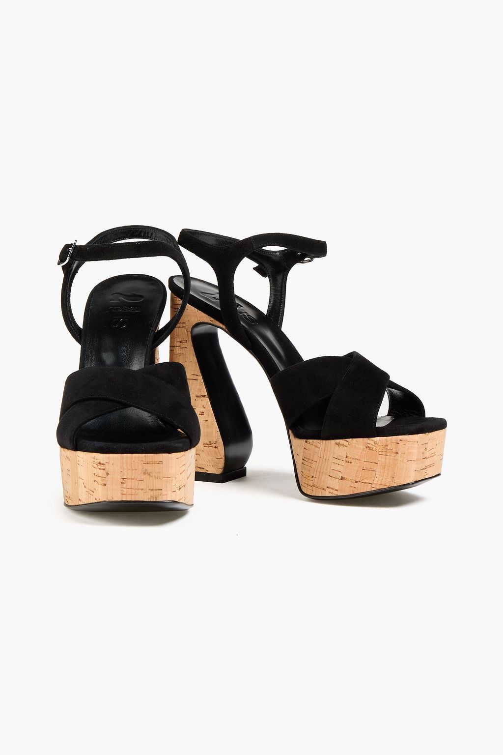 SI ROSSI BY SERGIO ROSSI Suede platform pumps | THE OUTNET