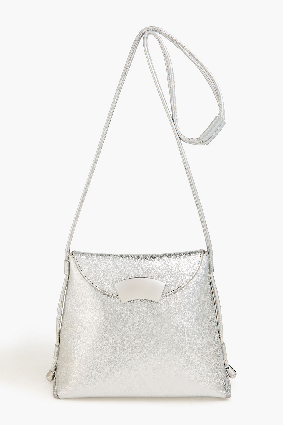 3.1 phillip lim - id petite metallic pebbled-leather cross-body bag - metallic - onesize