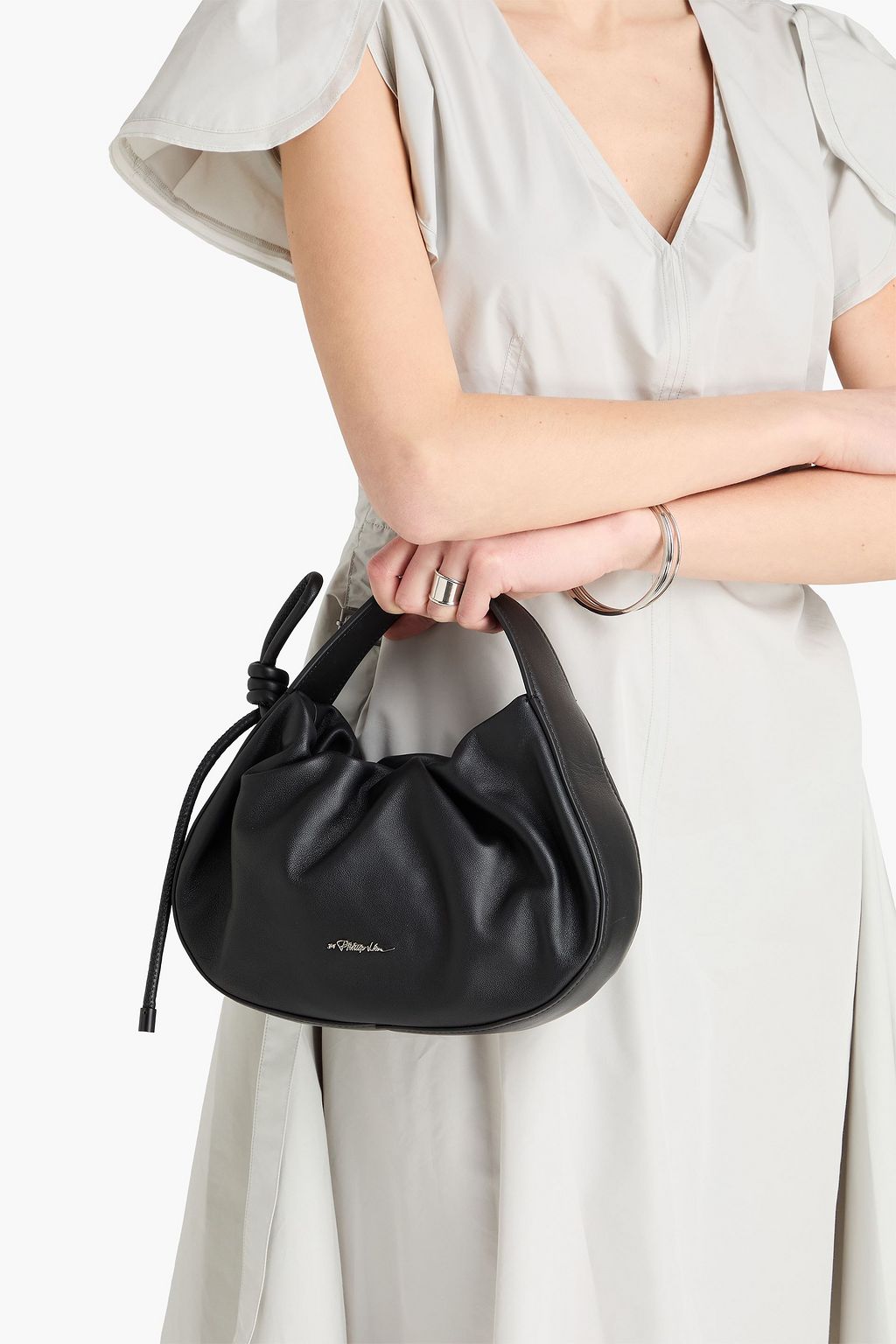 3.1 PHILLIP LIM Origami mini leather tote | THE OUTNET