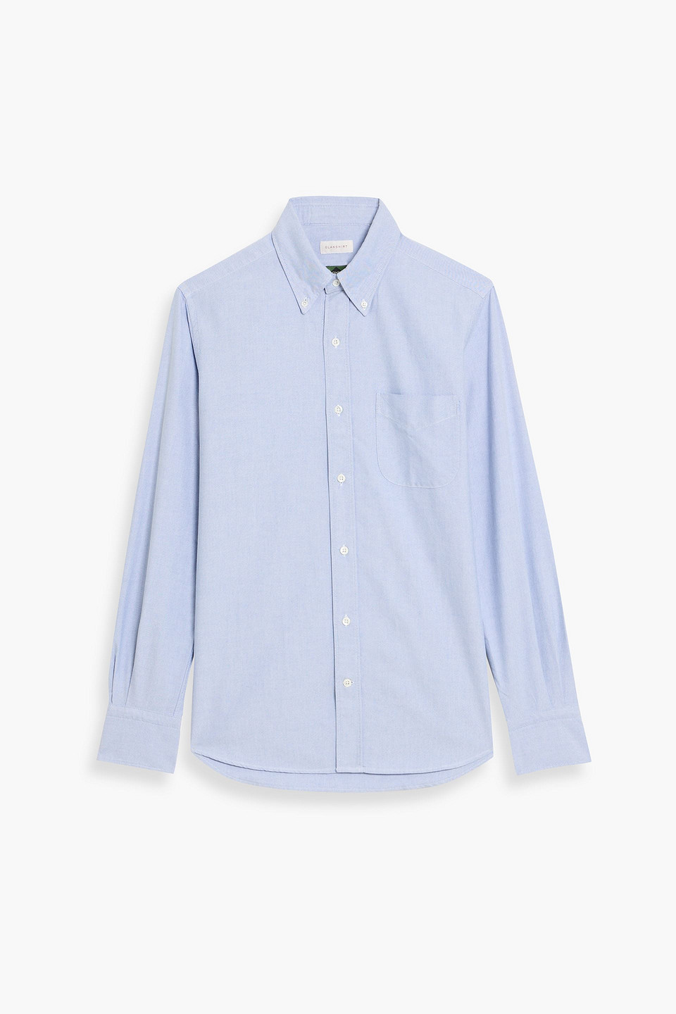 slowear - glanshirt cotton oxford shirt - blue - eu 40