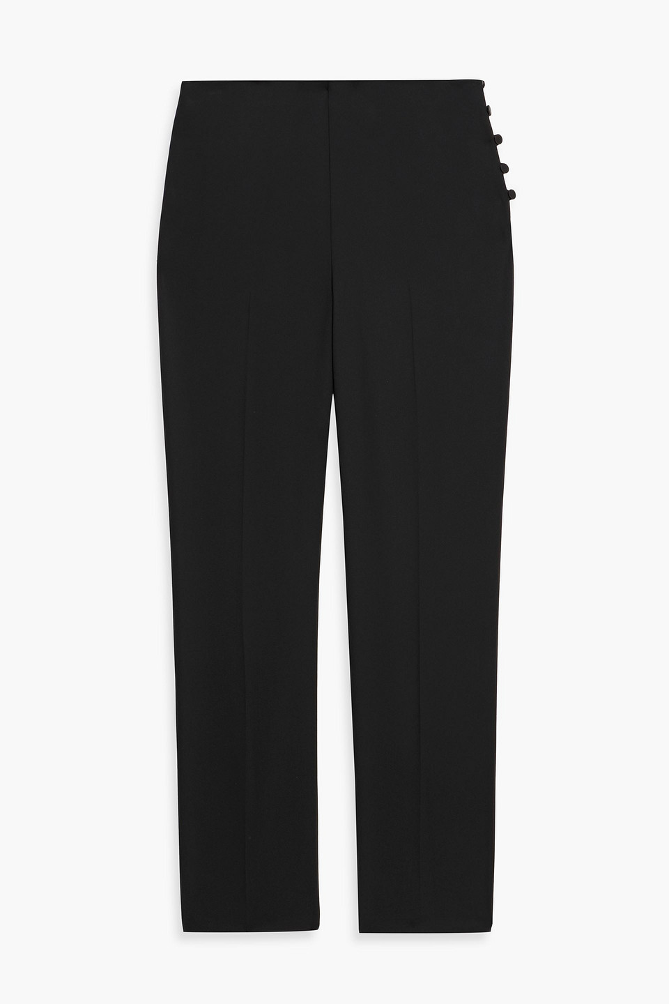 Simkhai Marie Crepe Straight-leg Pants In Black