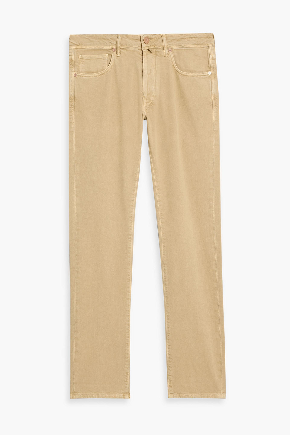 slowear - incotex cotton-blend twill chinos - yellow - 31
