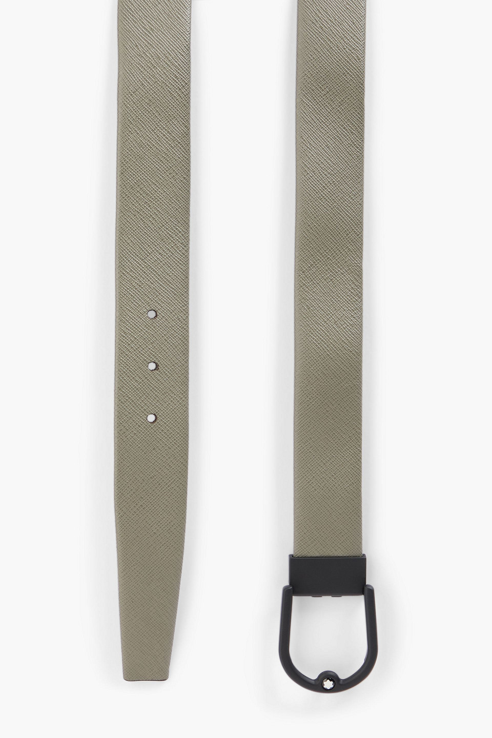  Montblanc - Gürtel Aus Strukturiertem Leder - Grau - Onesize 