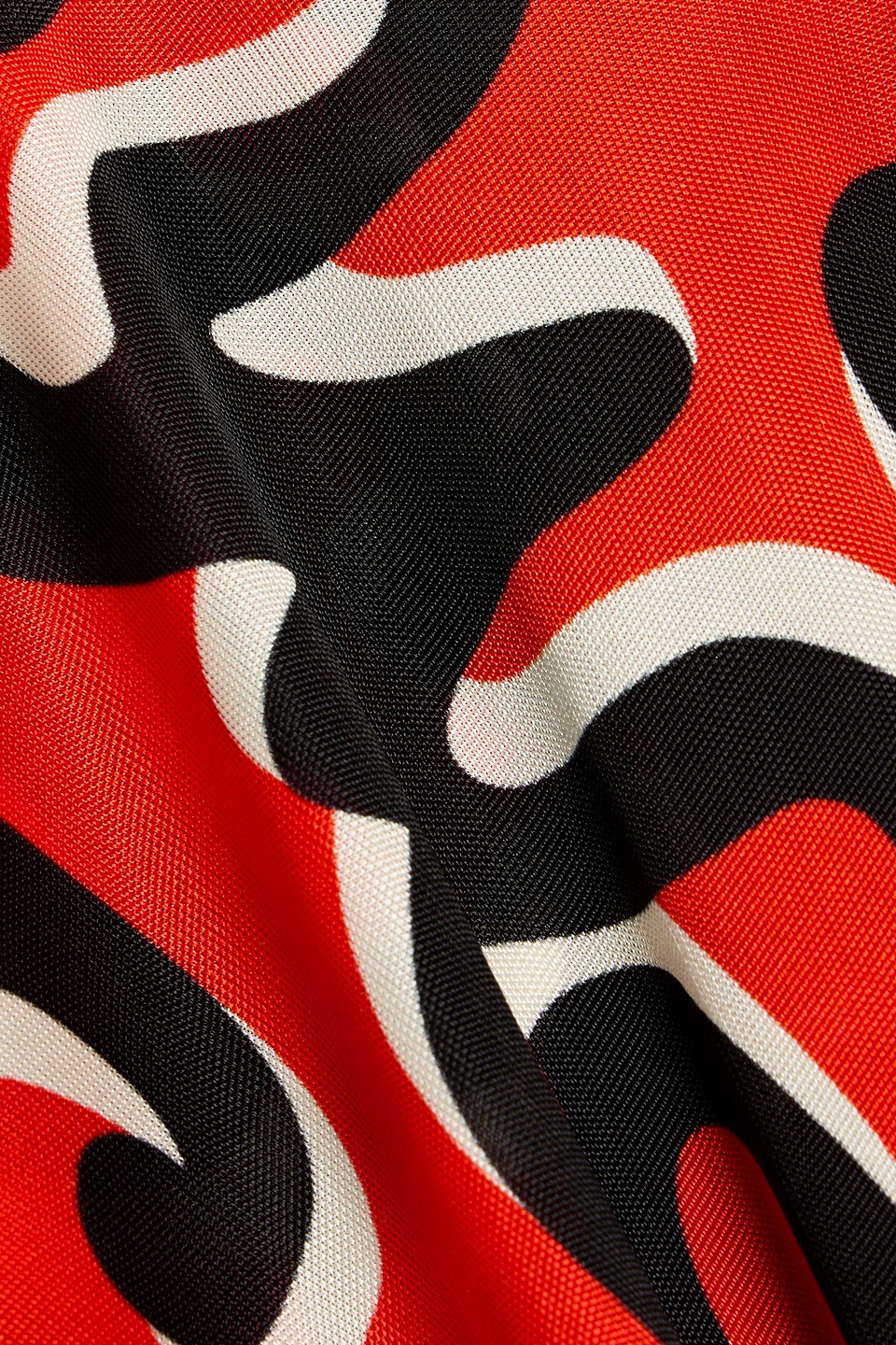 Phoebe Philo Printed Stretch-mesh Turtleneck Top In Multi