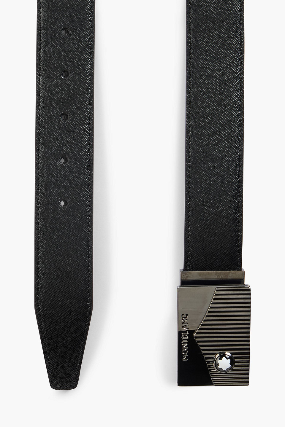  Montblanc - Gürtel Aus Strukturiertem Leder - Schwarz - Onesize 