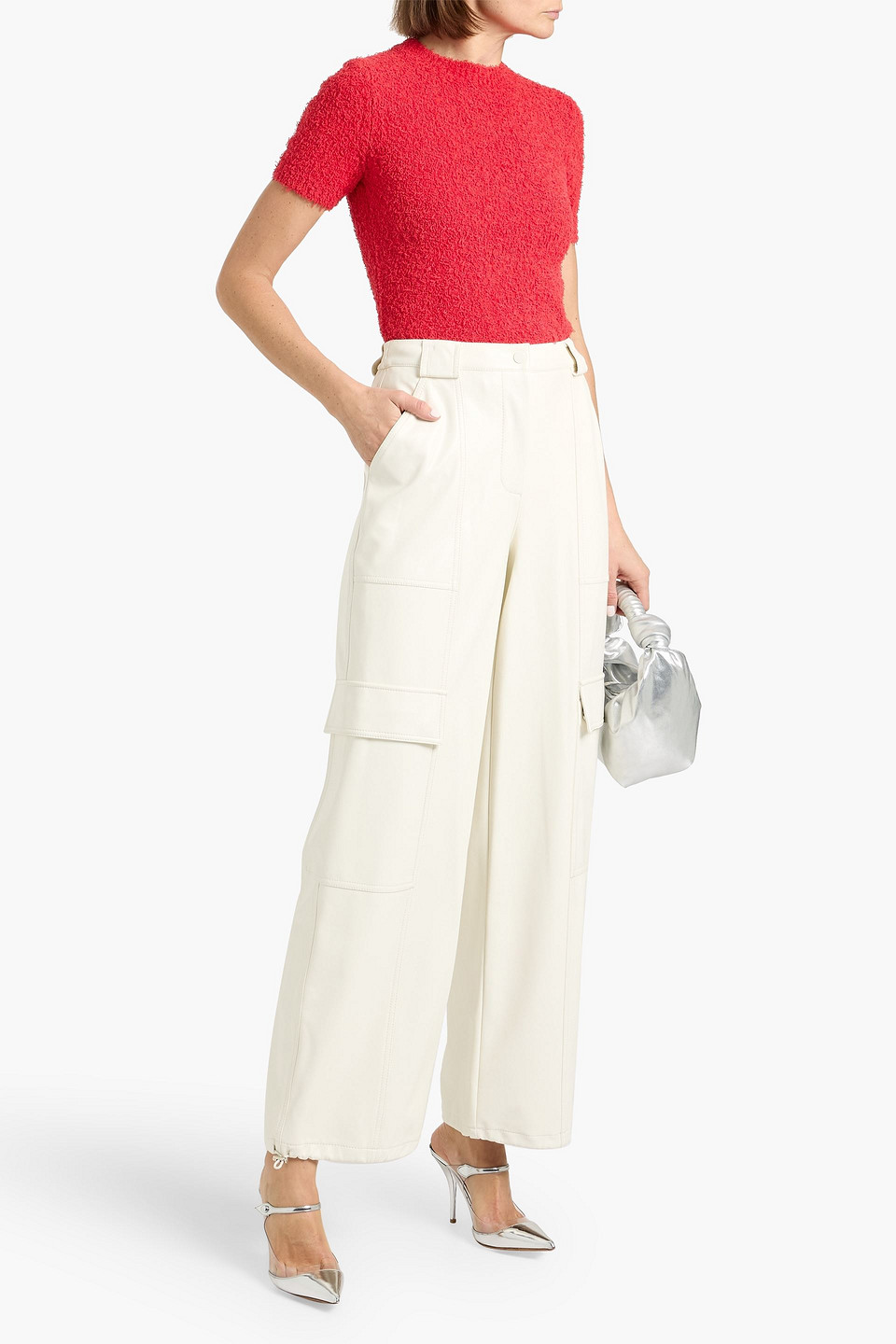 Simkhai Sofia Cargo Pants In White