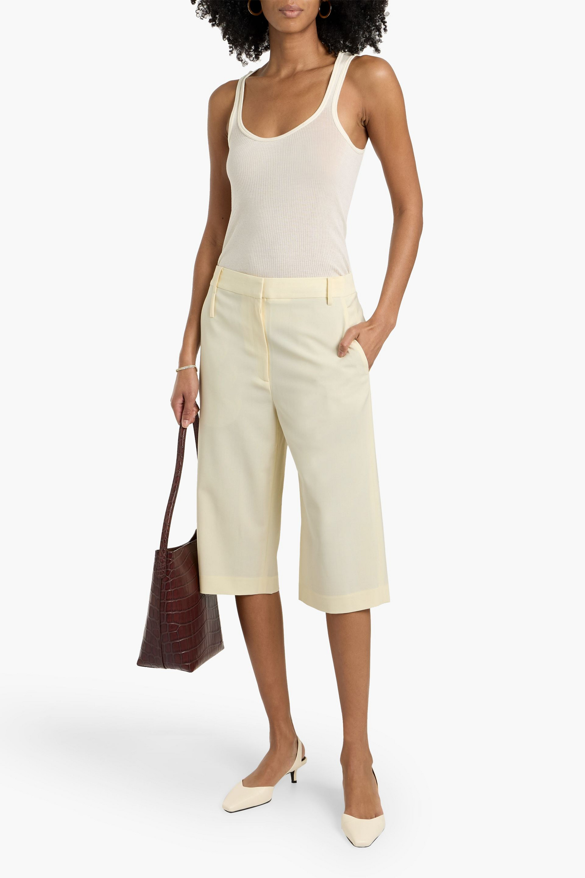 Tibi Woven shorts