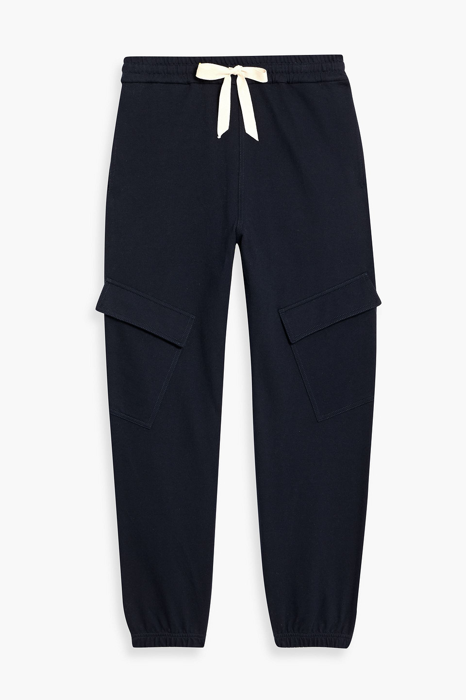 Jil Sander Cotton-fleece Sweatpants In Blue