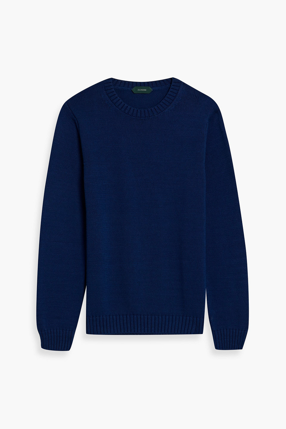 slowear - zanone cotton sweater - blue - it 46