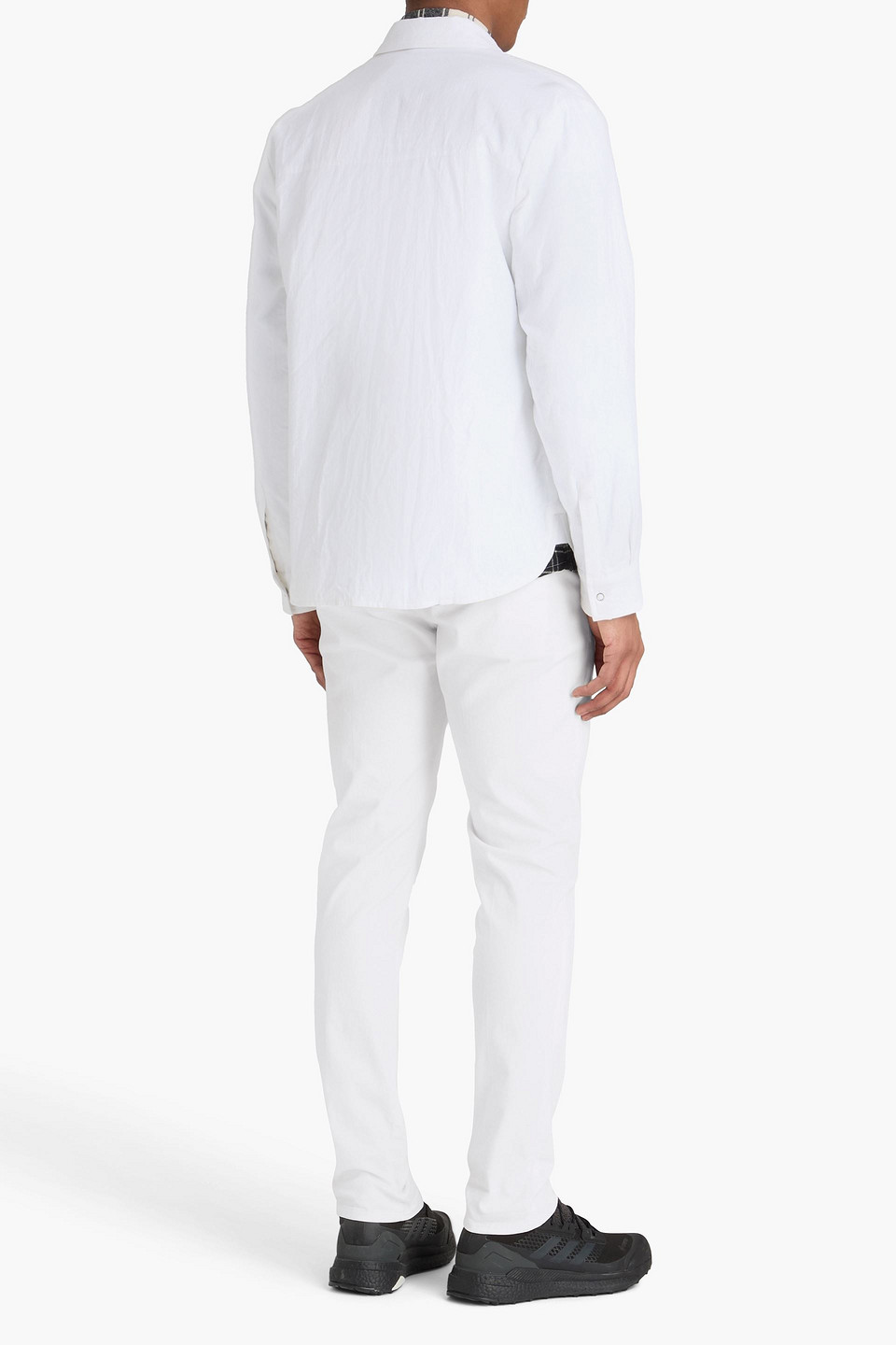  Moncler - Hemd Aus Baumwolle - Weiß - It 48 