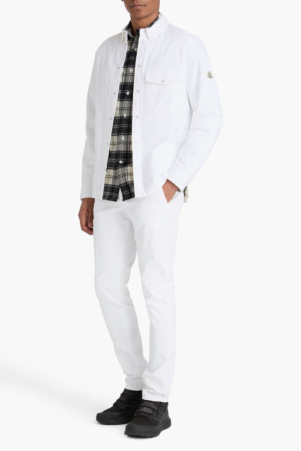 MONCLER X FRGMT BY HIROSHI FUJIWARA Cotton shirt | THE OUTNET