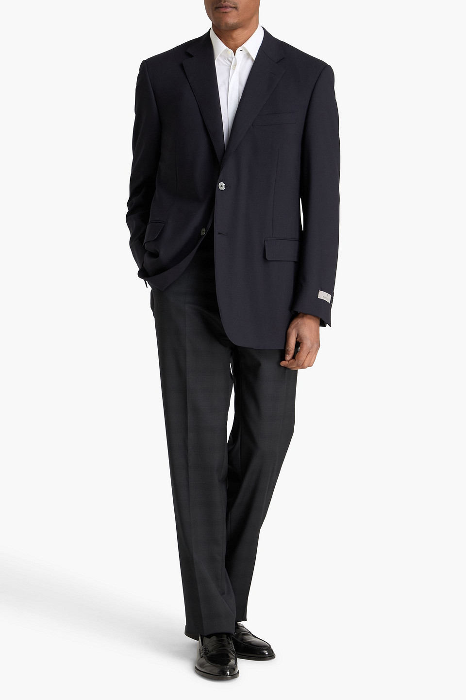  Canali - Blazer Aus Wolle - Blau - It 60 