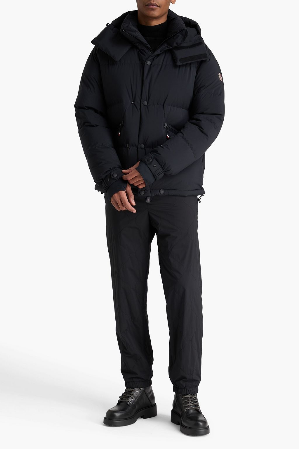 MONCLER GRENOBLE Coraia quilted down hooded ski jacket | THE OUTNET