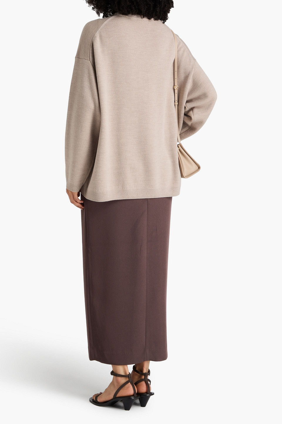  A.emery - Reid Merino Wool Sweater - Neutral - L 
