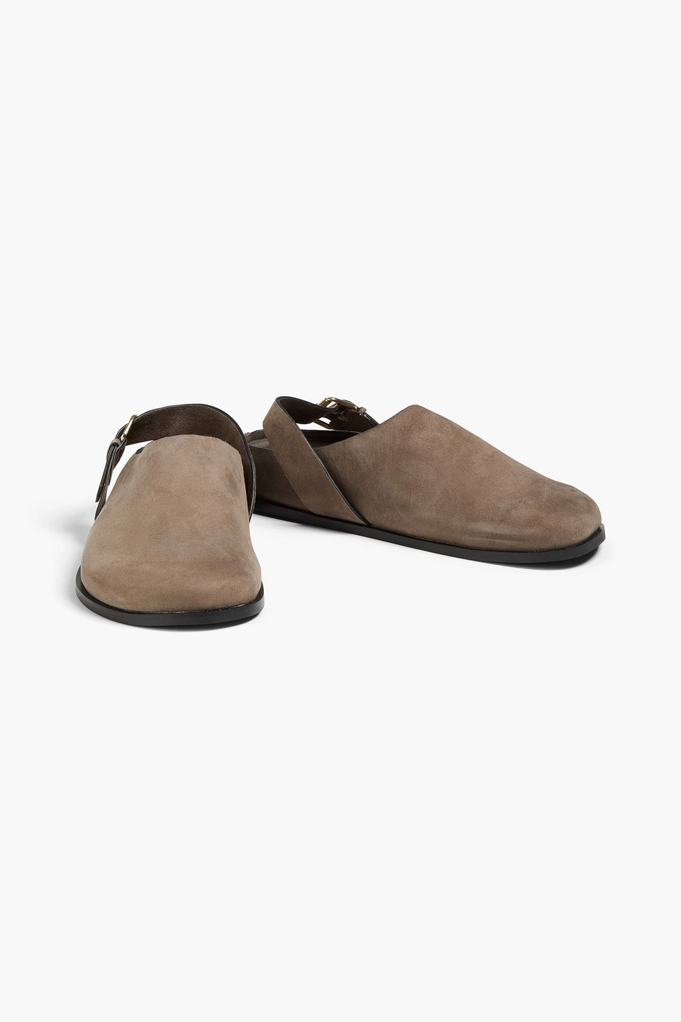  A.emery - Louis Suede Clogs - Neutral - Eu 36 