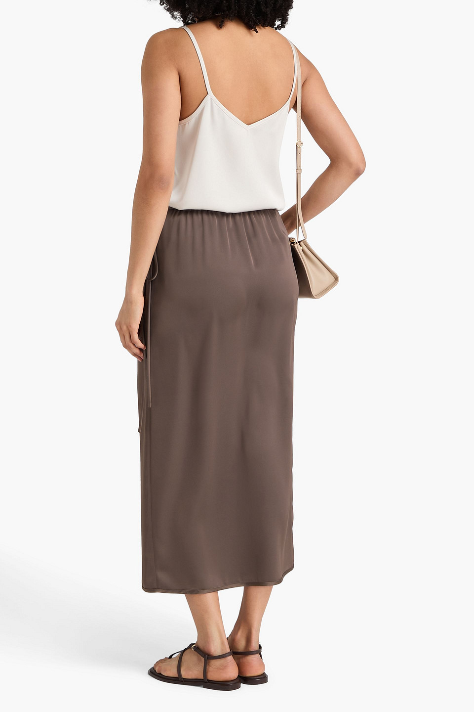  A.emery - Midirock „kindell“ Aus Satin - Neutral - Uk 6 