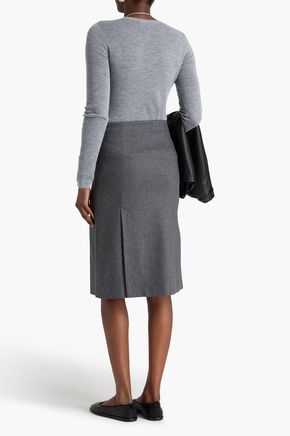  A.emery - Charlie Merino Wool Sweater - Gray - Xxs 