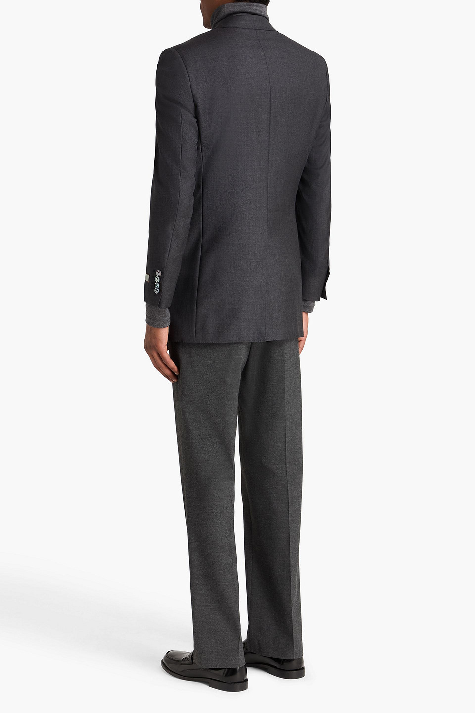  Canali - Blazer Aus Wolle - Grau - It 48 