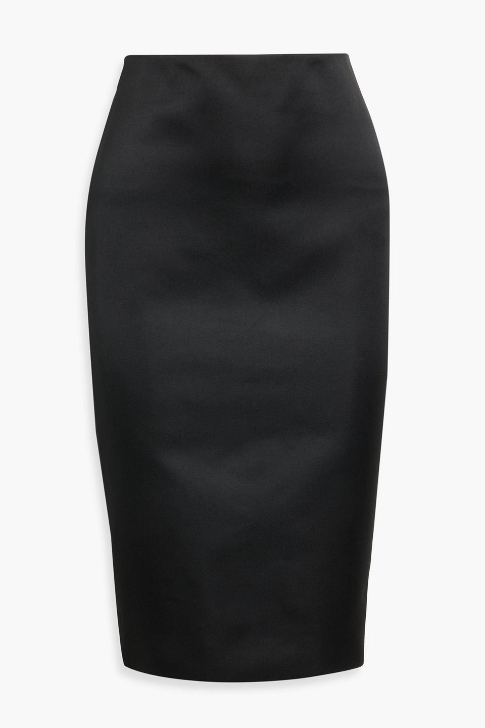 Victoria Beckham Cotton-blend Skirt In Black