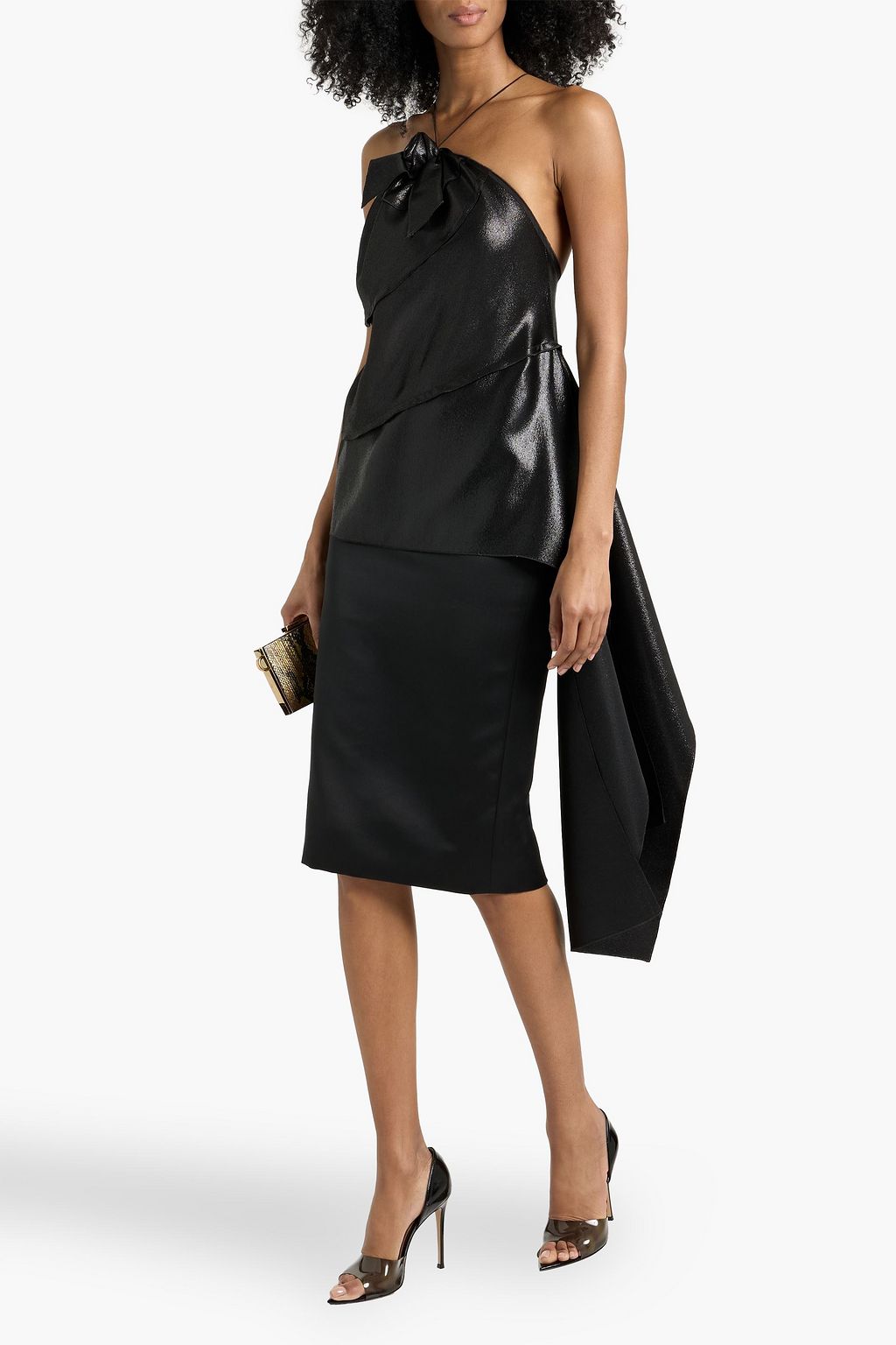 VICTORIA BECKHAM Cotton-blend skirt | THE OUTNET