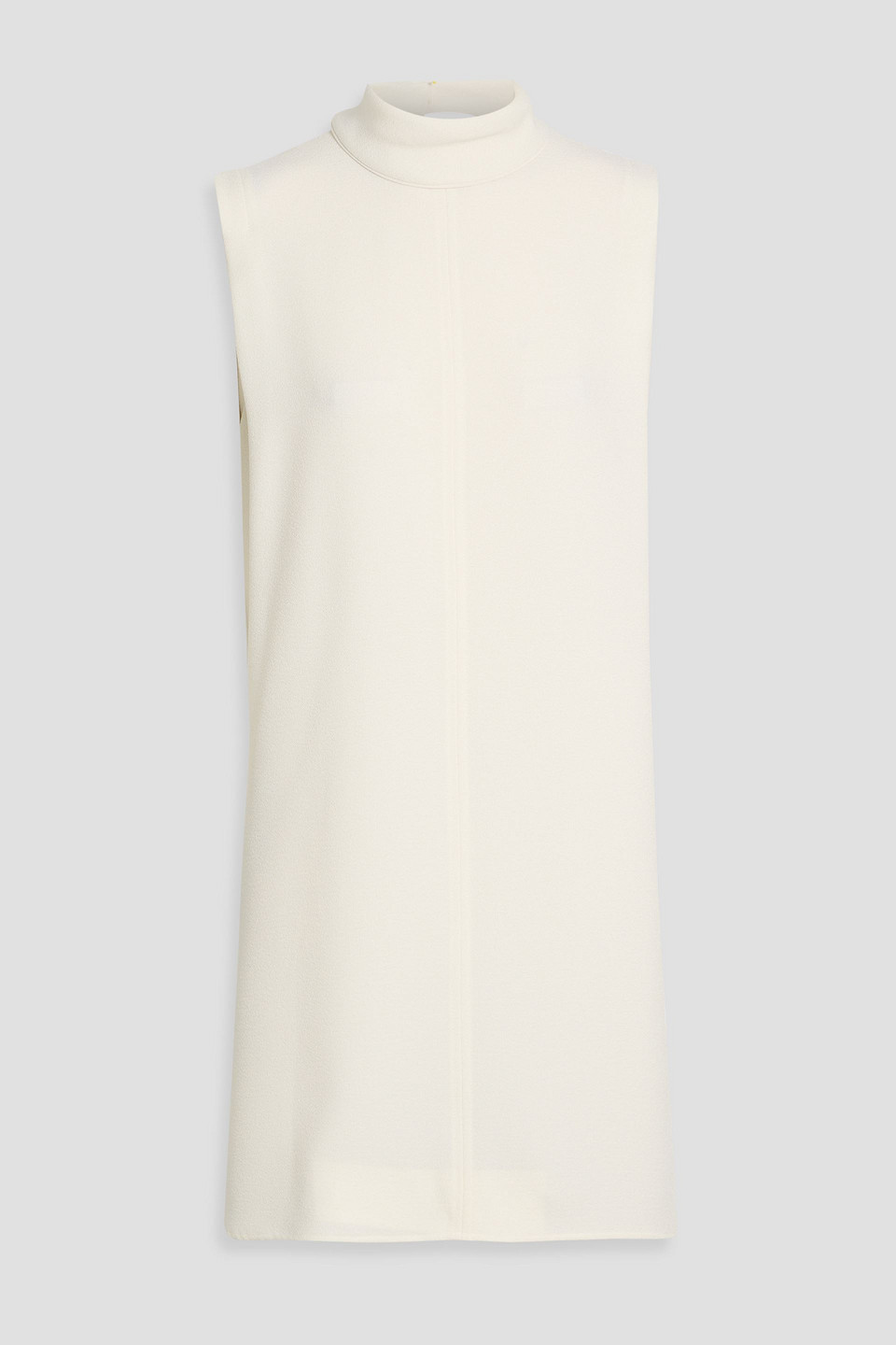 Victoria Beckham Crepe Mini Dress In White