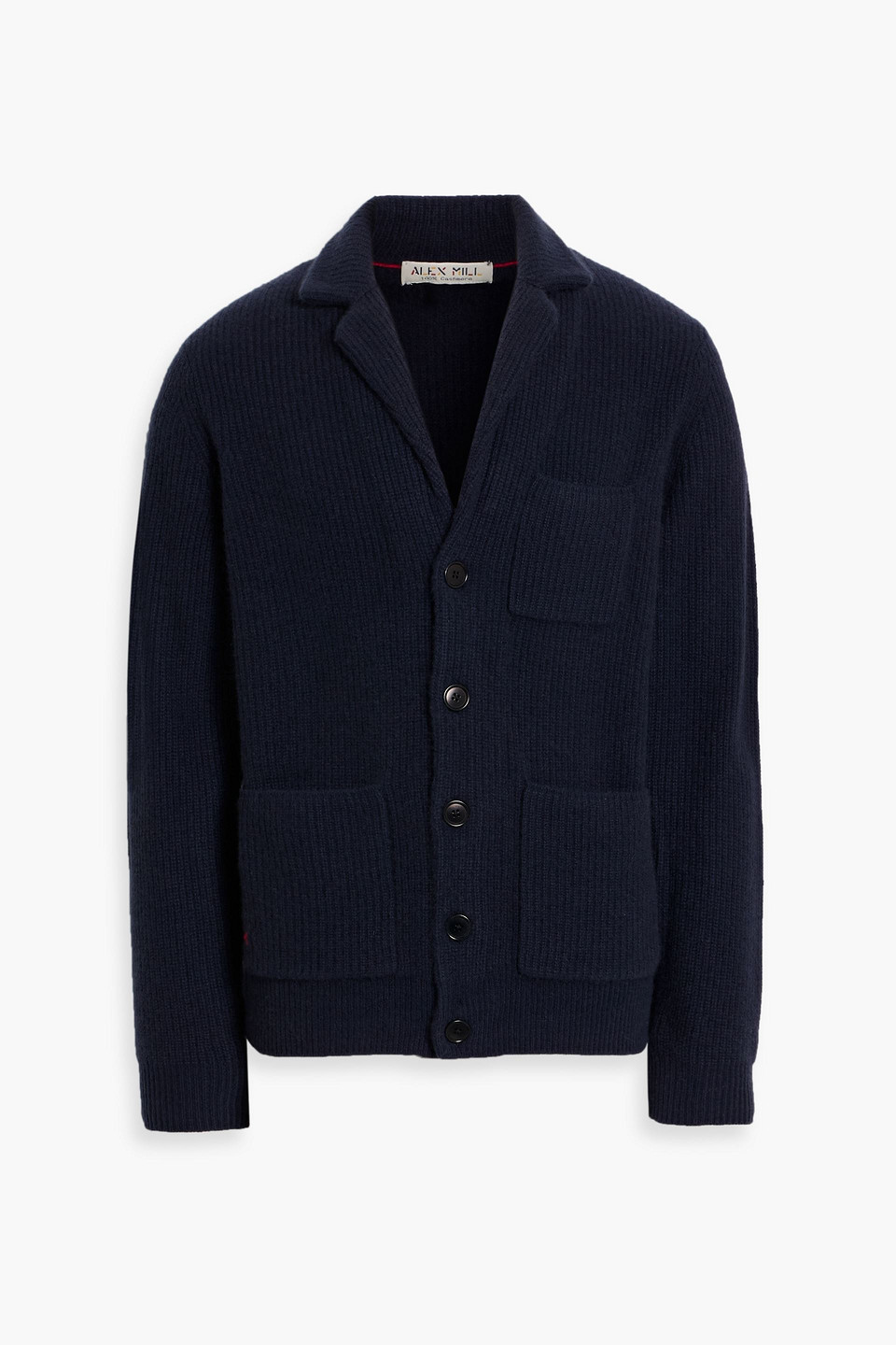 alex mill - mitchell cashmere cardigan - blue - l
