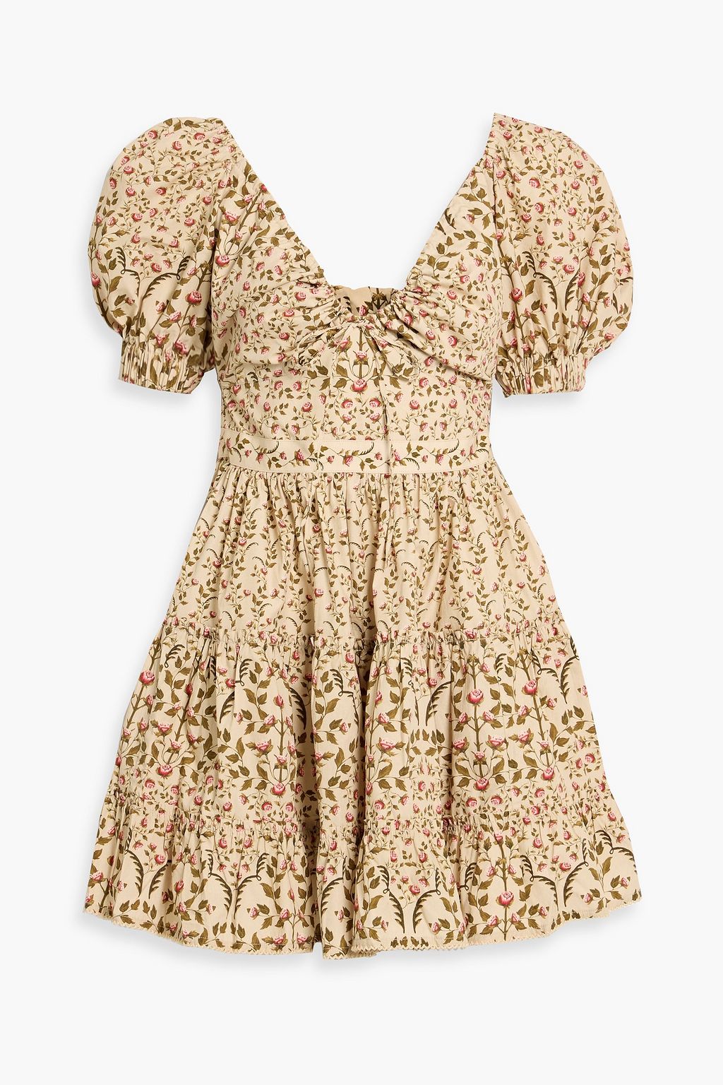 AGUA BY AGUA BENDITA Manzanilla Sueo floral-print cotton mini dress | THE OUTNET AGUA BY AGUA BENDITA Manzanilla Sueo floral-print cotton mini dress | THE OUTNET