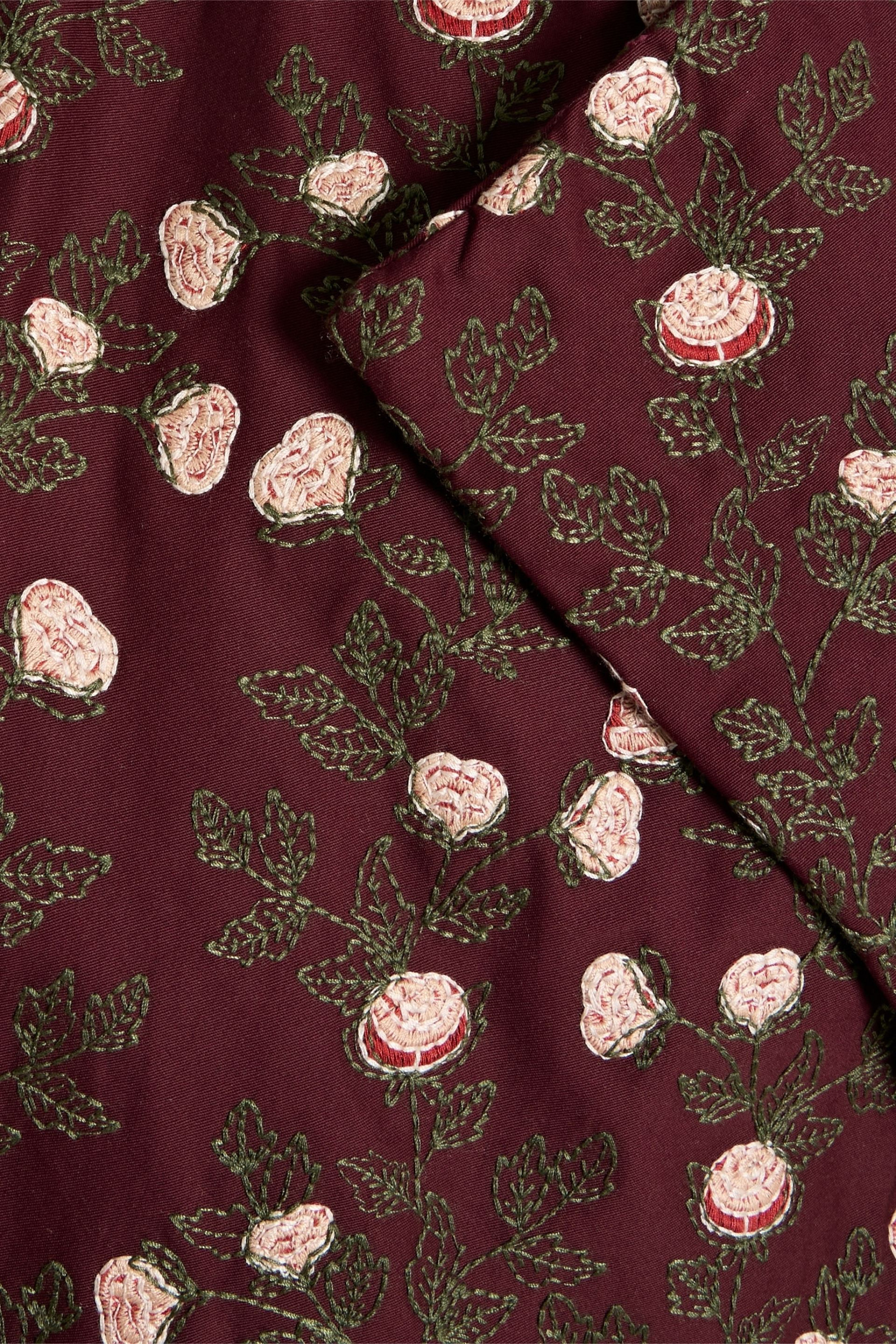 Agua by Agua Bendita Pavé Colibrí embroidered cotton jacket thumbnail