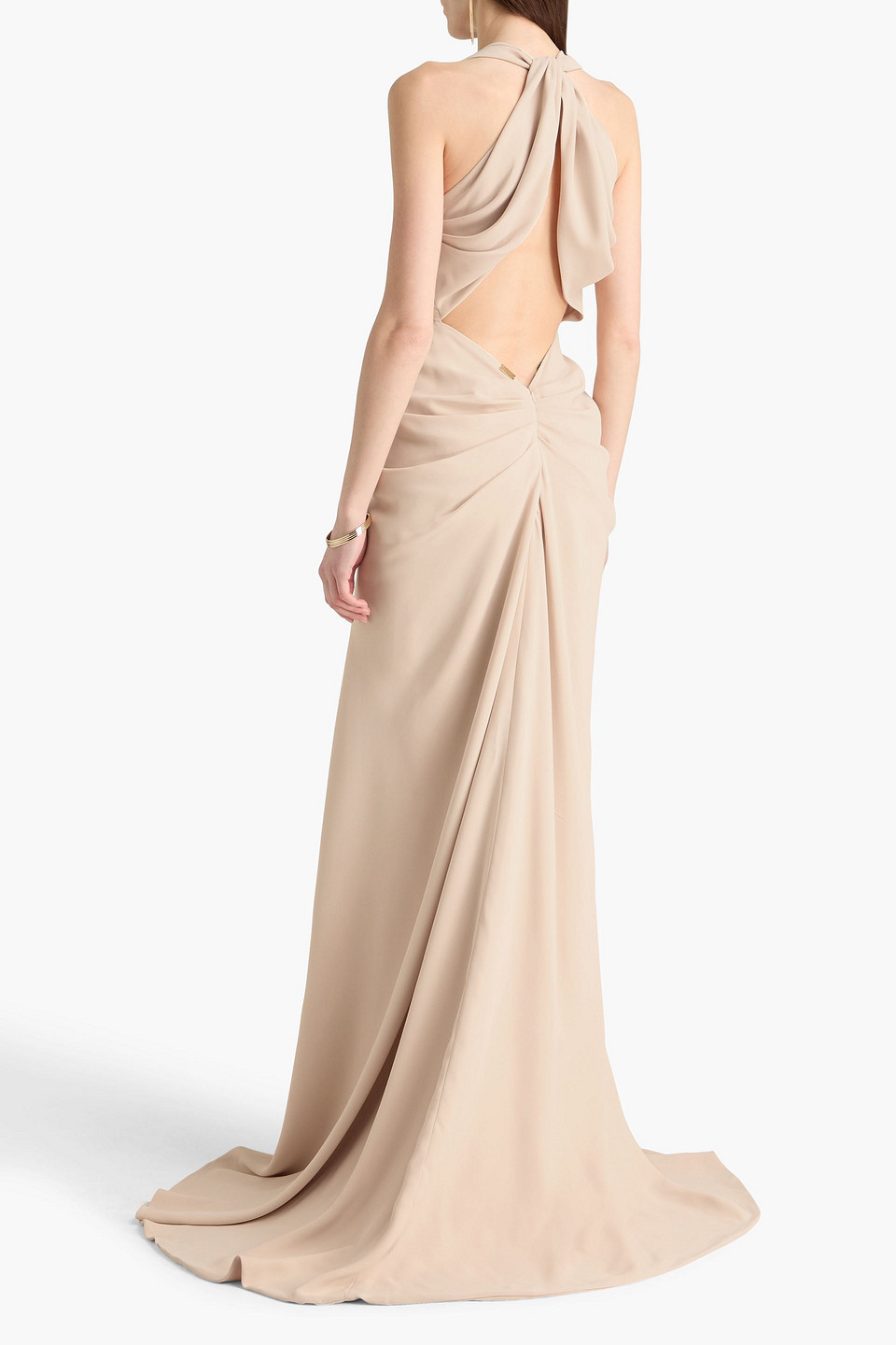  Rhea Costa - Geraffte Robe Aus Crêpe - Neutral - It 40 