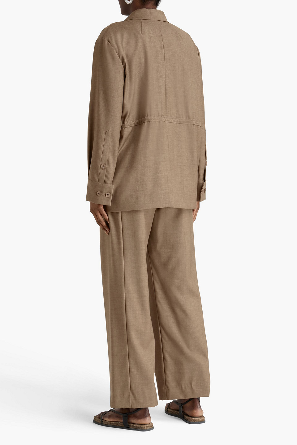  A.emery - Bennett Wool Jacket - Neutral - Uk 6 