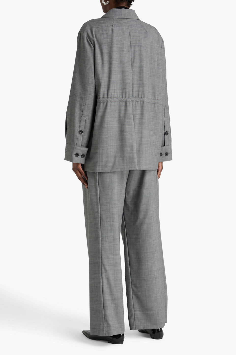  A.emery - Bennett Wool Jacket - Gray - Uk 10 