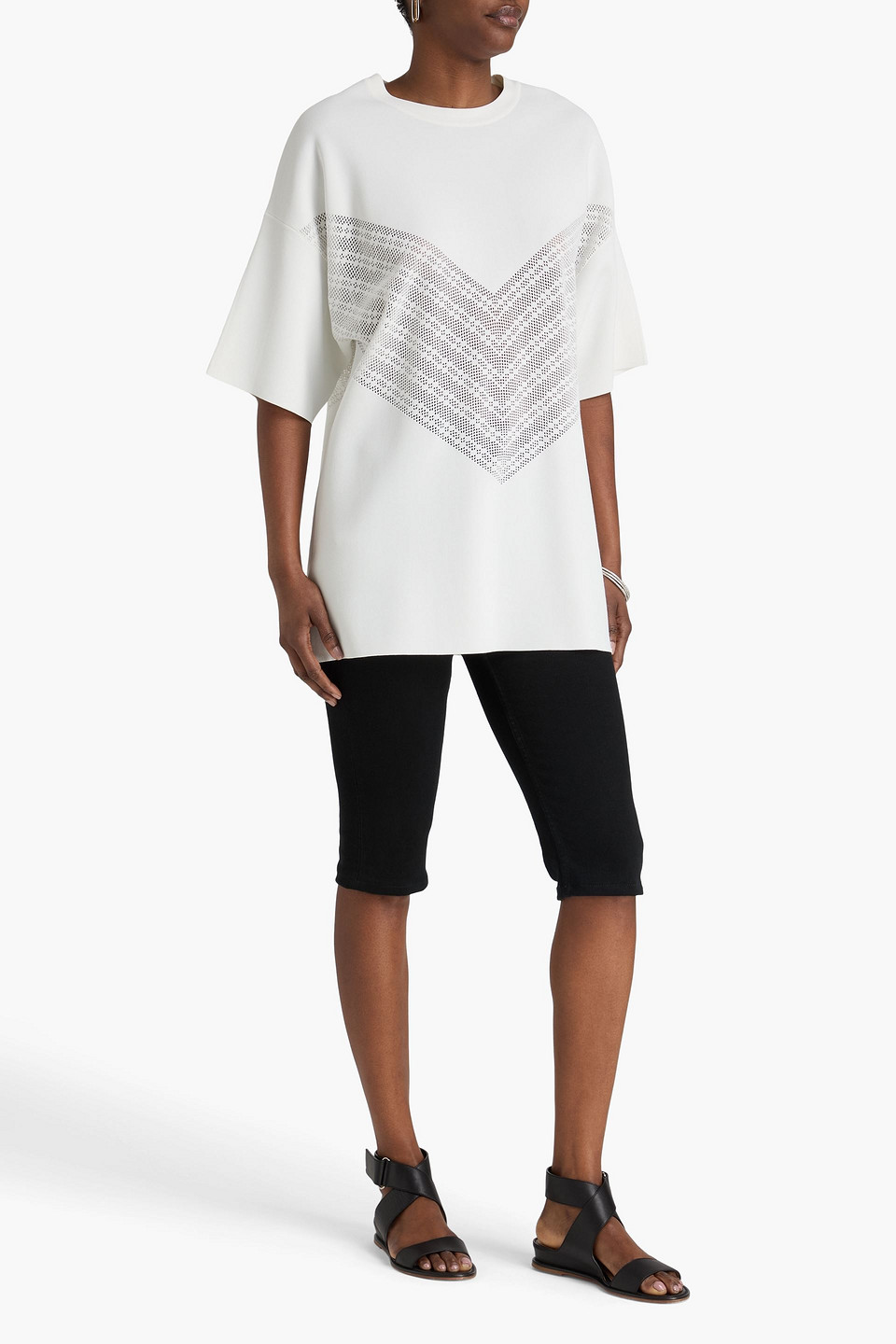  A.emery - Bea Knitted Top - White - Xxs 