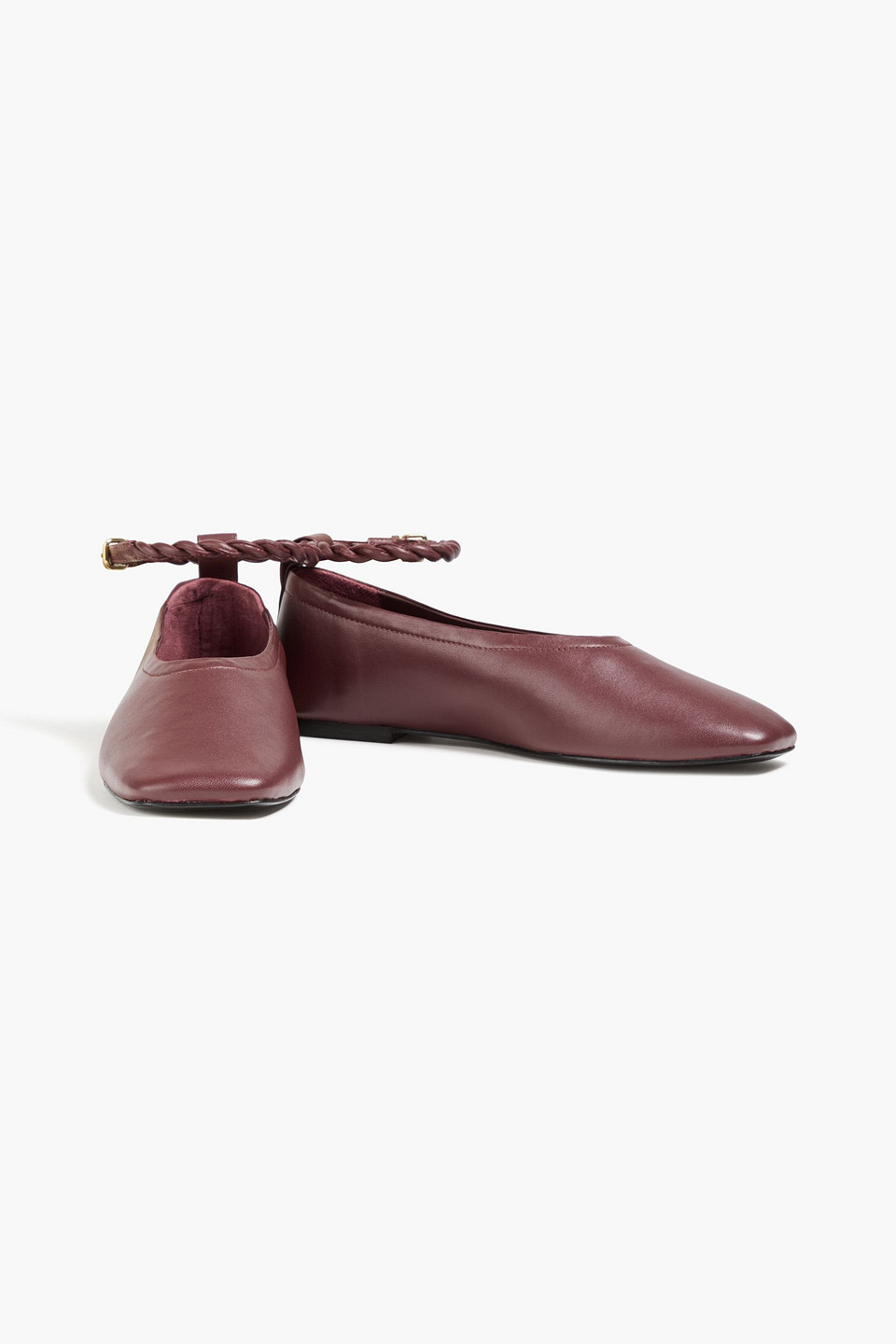  A.emery - Steele Leather Ballet Flats - Burgundy - Eu 39 