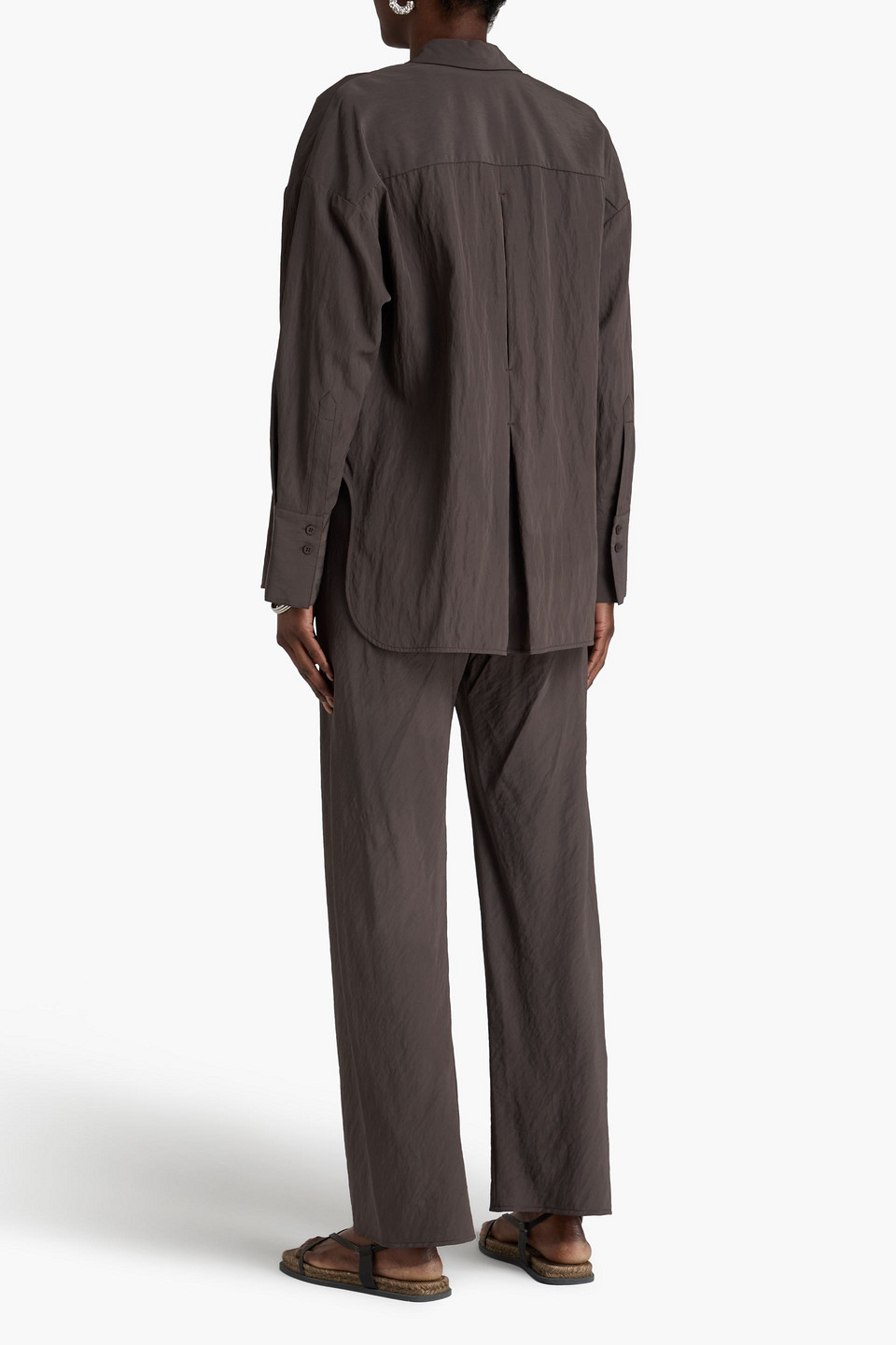  A.emery - Hemd „boyd“ Aus Shell In Knitteroptik - Neutral - Uk 6 