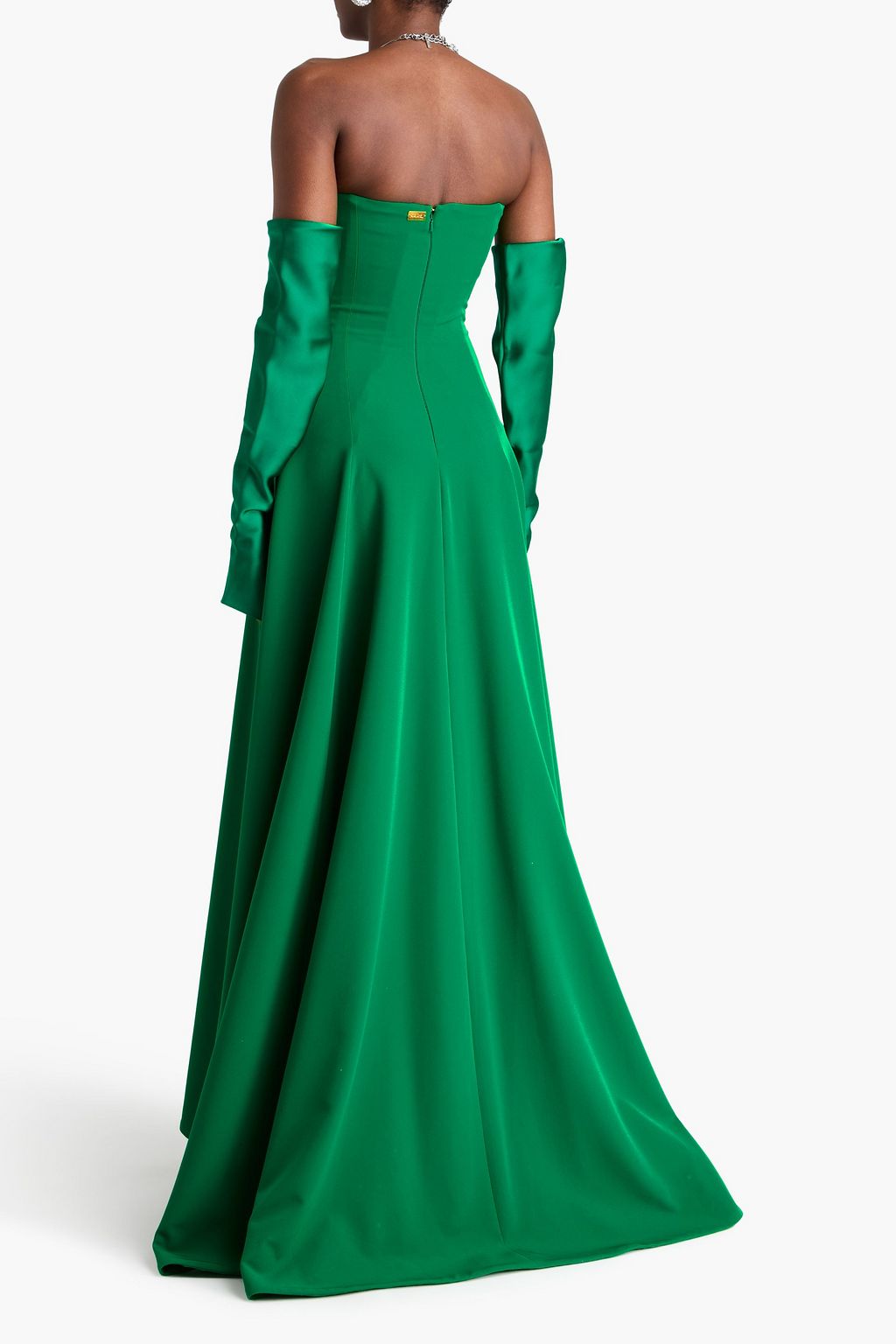 rhea costa green dress Aesha Cape Dress In Ivy-Green – Rhea Costa