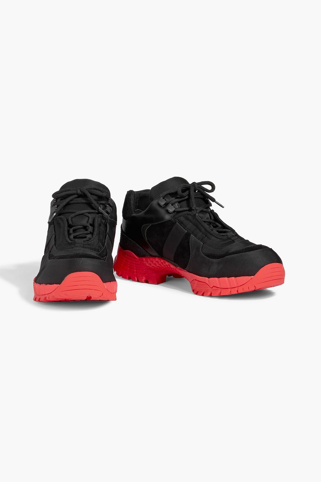 1017 ALYX 9SM Shell, suede and leather hiking boots | THE OUTNET