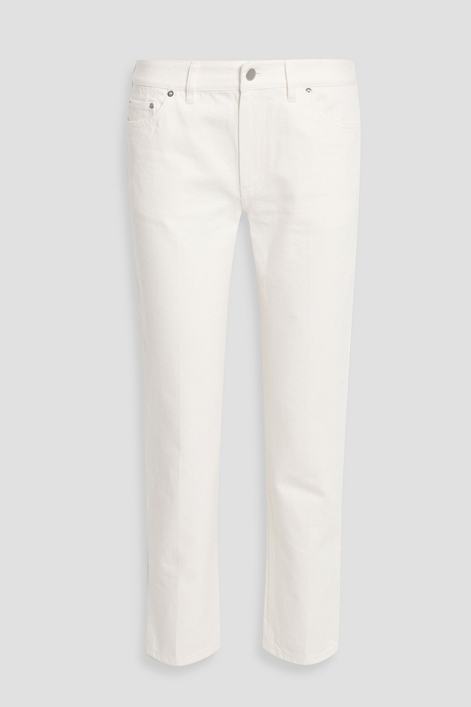 Tibi Elfie Mid-rise Slim-leg Jeans In Multi