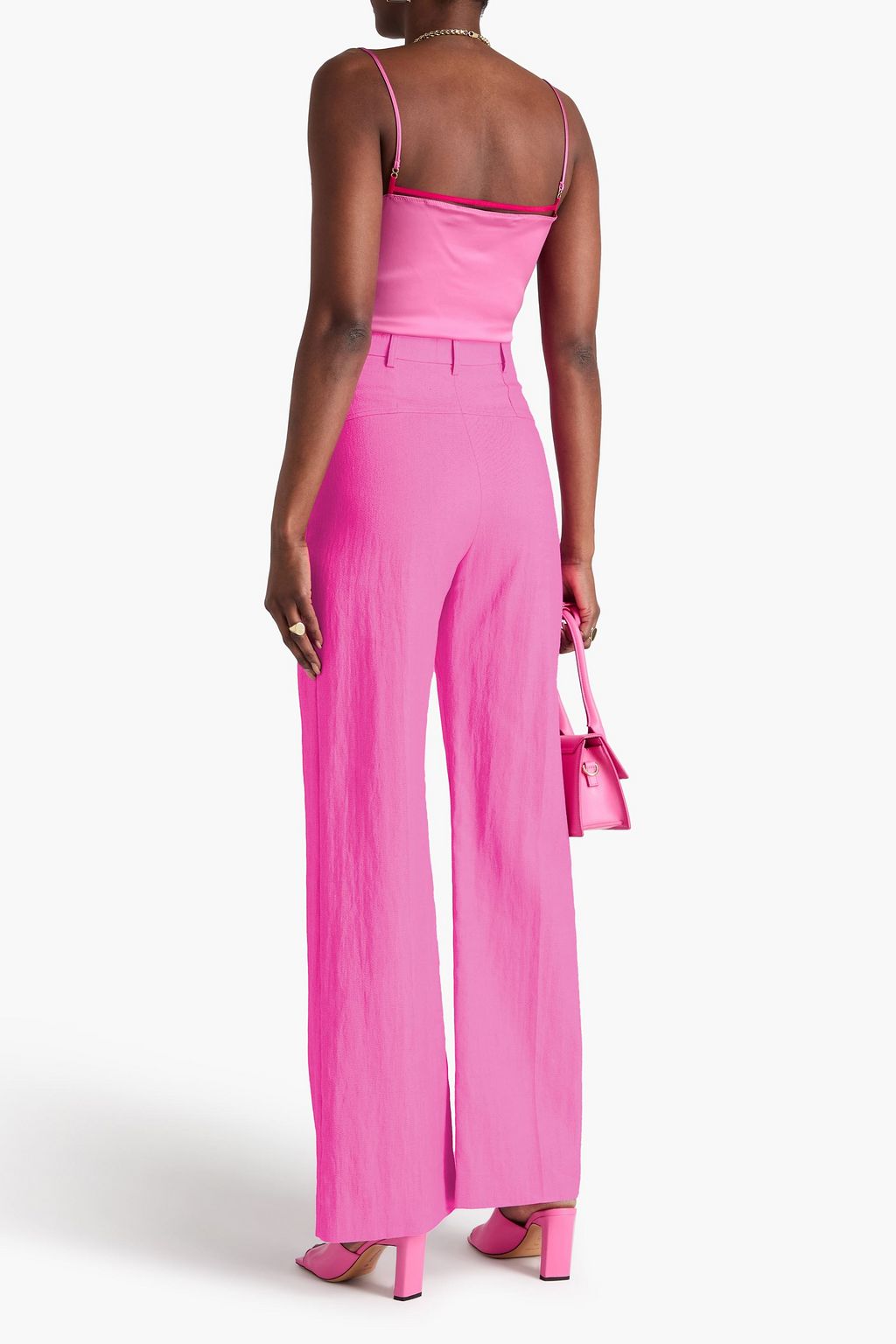 JACQUEMUS Sauge gabardine straight-leg pants | THE OUTNET