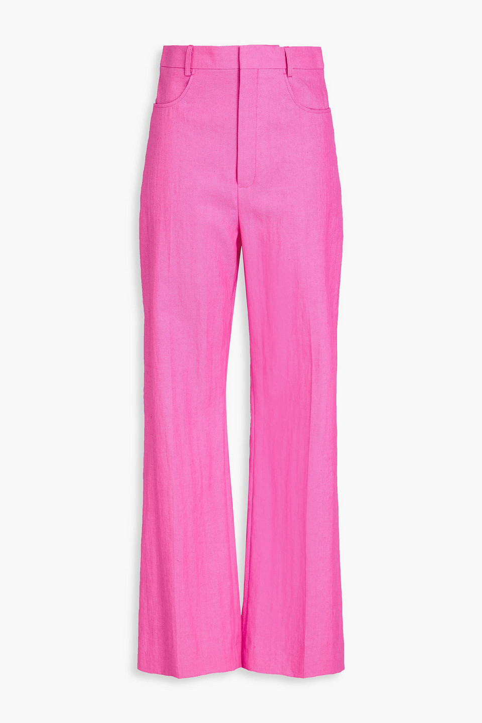 Jacquemus Sauge Gabardine Straight-leg Pants In Pink