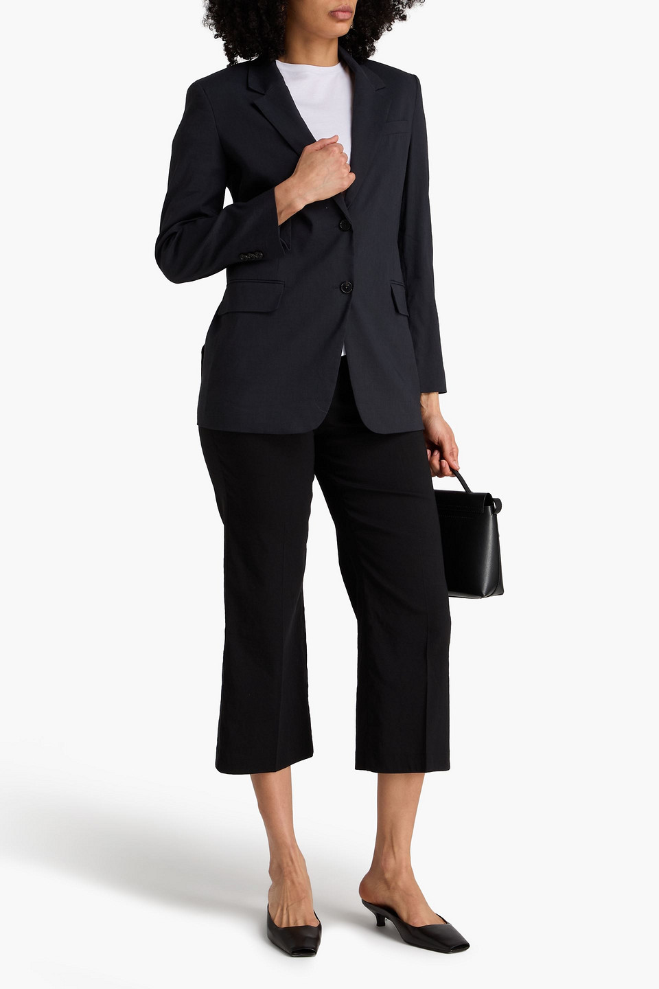  Theory - Linen-blend Blazer - Gray - Us 2 