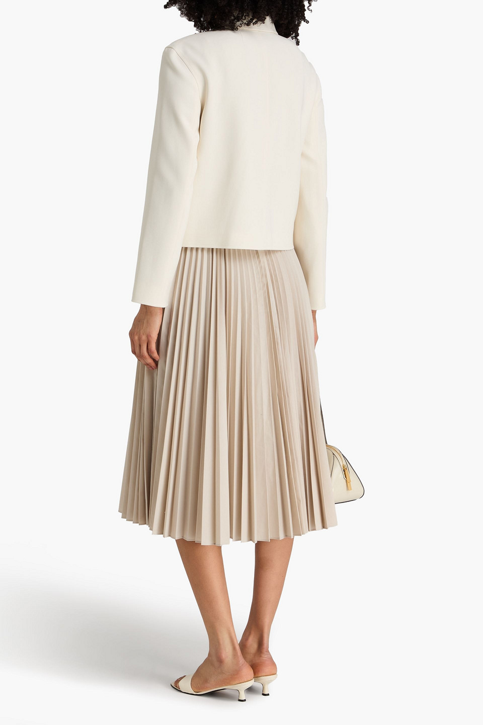  Theory - Crepe Jacket - White - L 