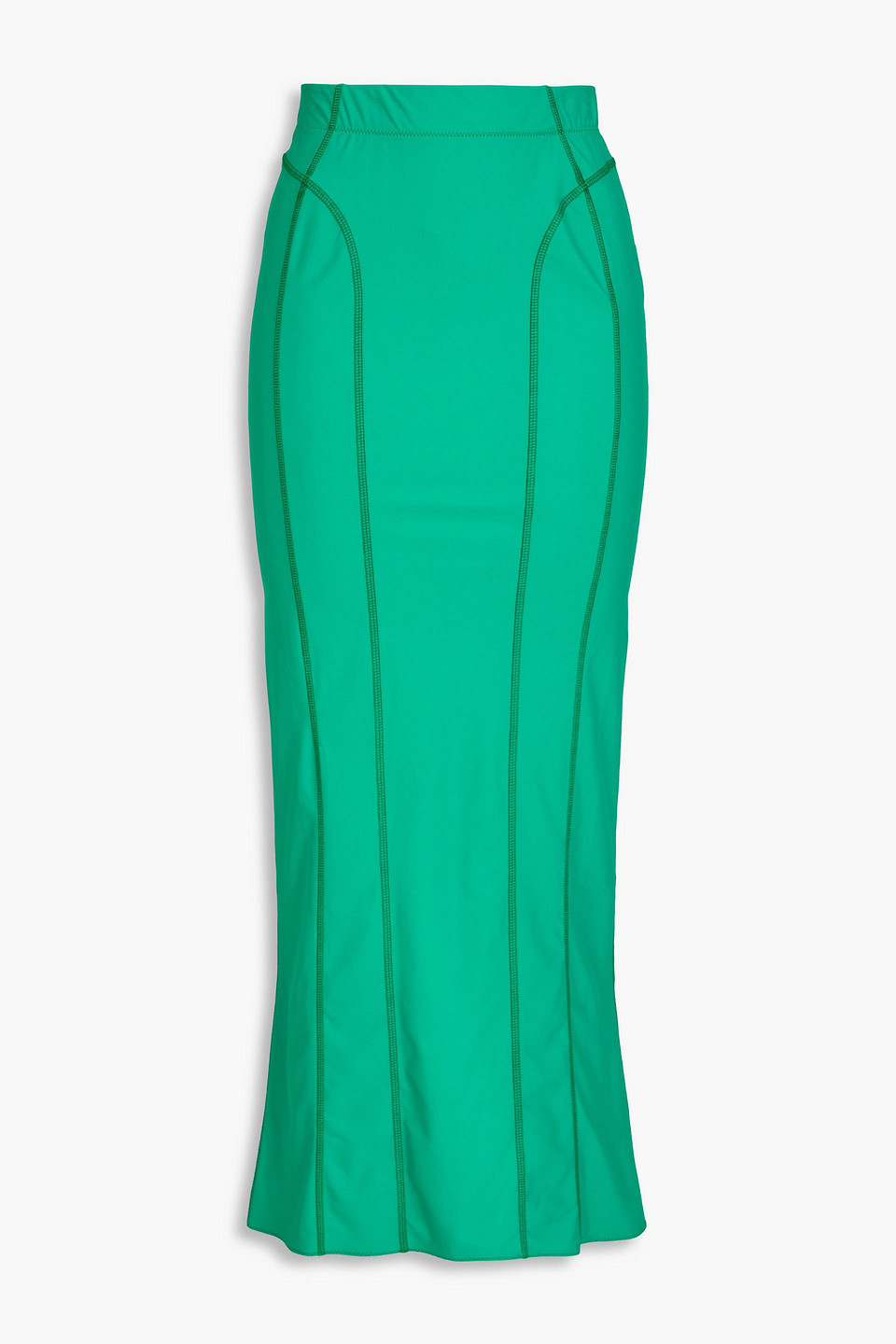 jacquemus - tuba stretch-jersey maxi skirt - green - fr 32