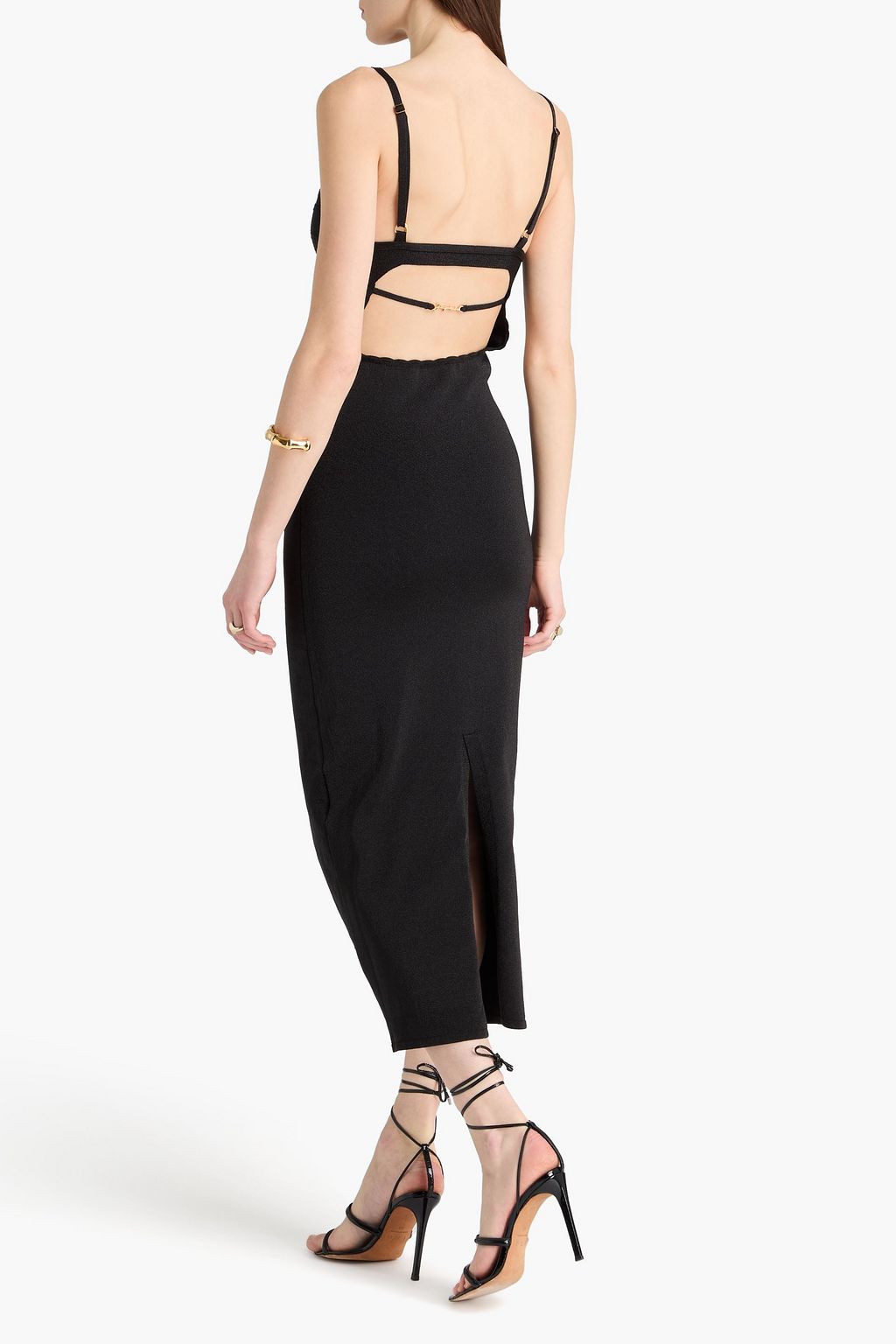 Jacquemus La Robe Fiesta Midi Dress - Black