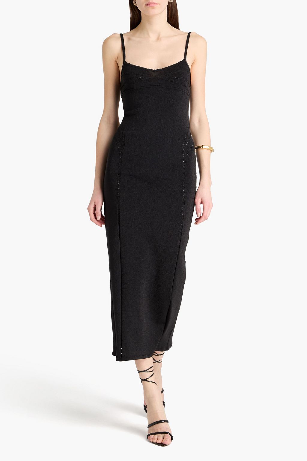 Jacquemus La Robe Fiesta Midi Dress - Black