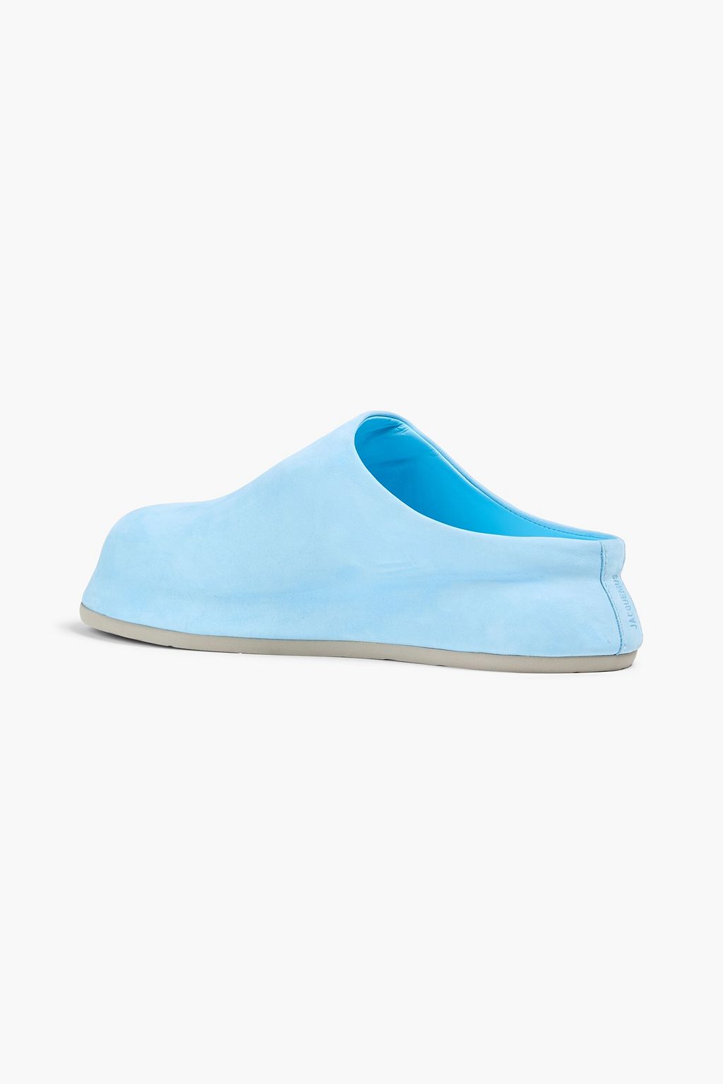JACQUEMUS Les Mules Bricciola nubuck clogs | THE OUTNET